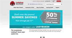 Desktop Screenshot of ladybugsteamcleaners.com